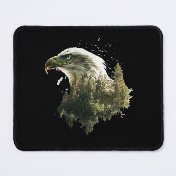 Item preview, My Spirit Mystical Animal is Eagle.Eagle head with nature designed and sold by elnexshop.