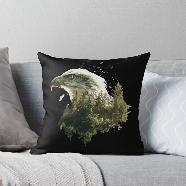 Item preview, My Spirit Mystical Animal is Eagle.Eagle head with nature designed and sold by elnexshop.