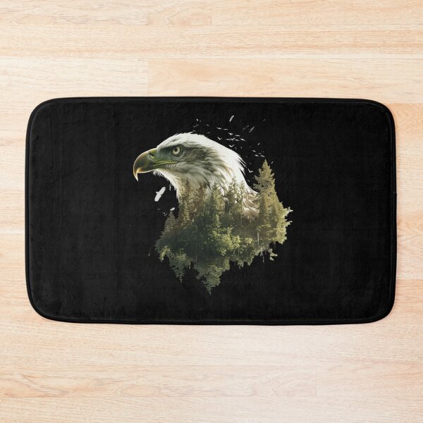 Item preview, My Spirit Mystical Animal is Eagle.Eagle head with nature designed and sold by elnexshop.