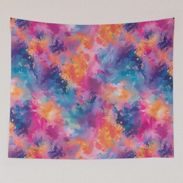 Item preview, Stunning Colorful Psychedelic Tie Dye Texture for Tie Dye Lovers- Retro designed and sold by RoyalStarsPatts.