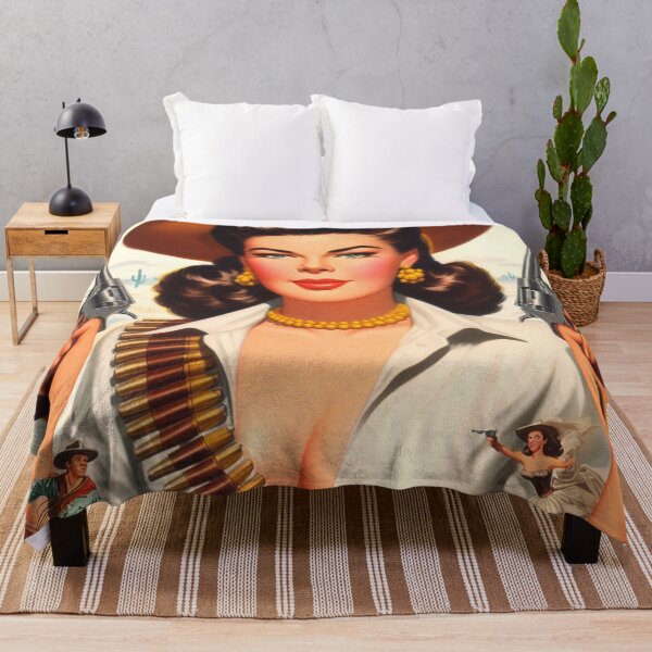 Artikelvorschau, Retro heißes Cowgirl entworfen und verkauft von PulpVintage.