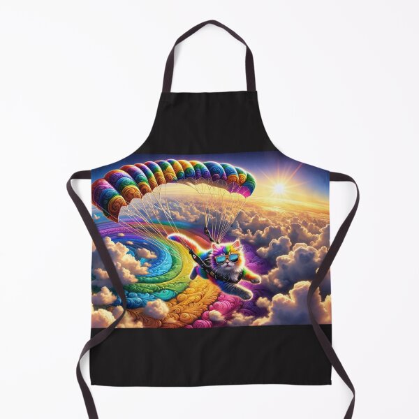 Item preview, Title: Rainbow Glide Ngeru (cat) designed and sold by Sienna Hamilton-Katene.