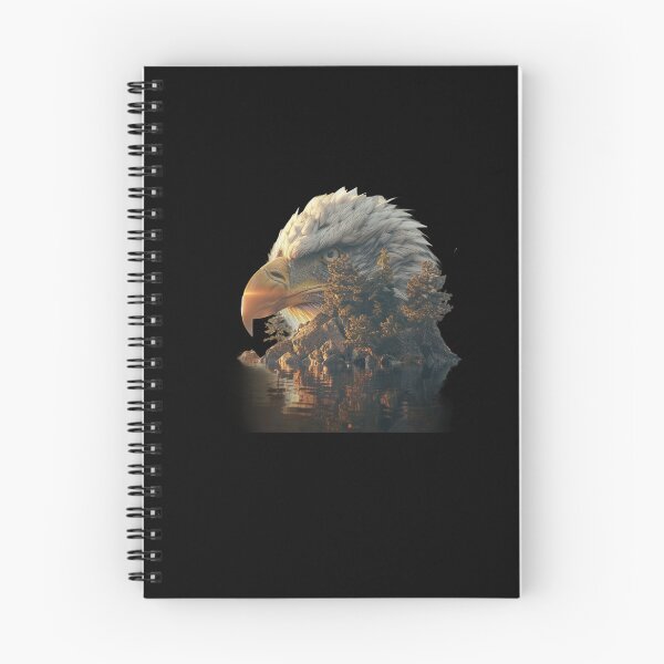 Item preview, My Spirit Mystical Animal is Eagle.Eagle head with nature designed and sold by elnexshop.