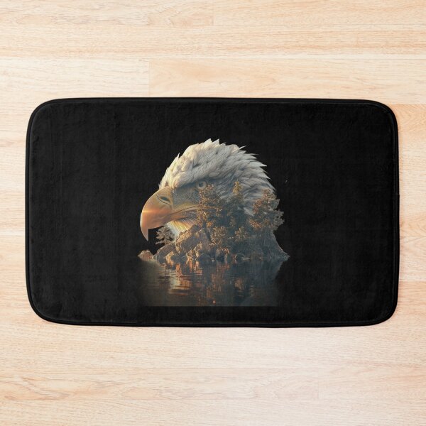 Item preview, My Spirit Mystical Animal is Eagle.Eagle head with nature designed and sold by elnexshop.