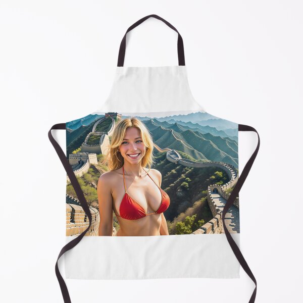 Item preview, Bikini Girl at the Great Wall #3 designed and sold by Daveidaho.