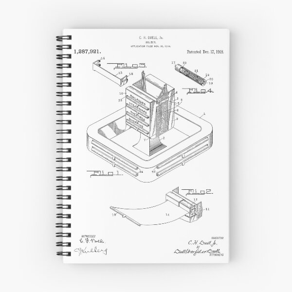Item preview, Cigarrete Holder Vintage Patent Poster White Background designed and sold by Peek-Designs.