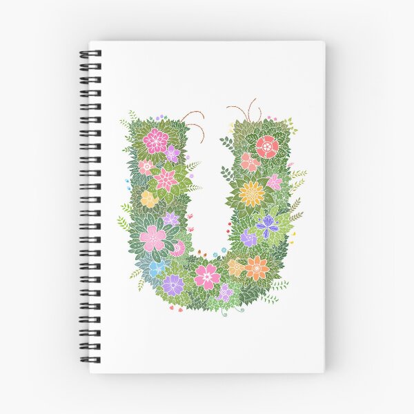 Artikelvorschau, Blumenbuchstabe „U“ WeArePrettierThanFlowers entworfen und verkauft von birthflower.