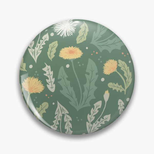 Item preview, Dandelion Floral Weed Pattern, Green designed and sold by tanyadraws.