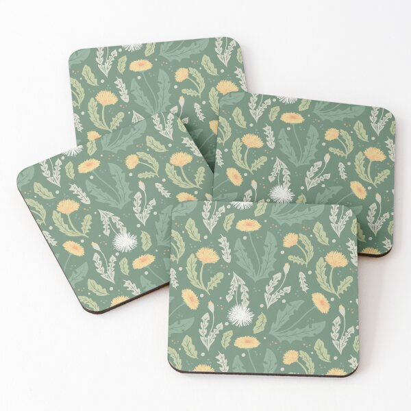 Item preview, Dandelion Floral Weed Pattern, Green designed and sold by tanyadraws.
