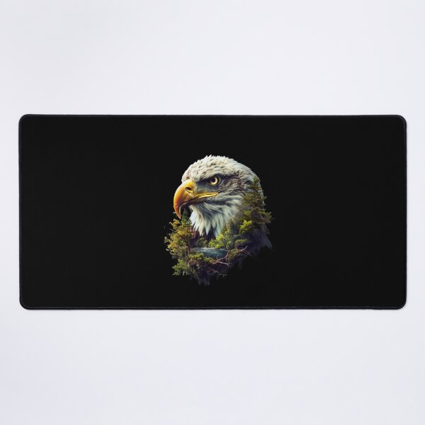 Item preview, My Spirit Mystical Animal is Eagle.Eagle head with nature designed and sold by elnexshop.