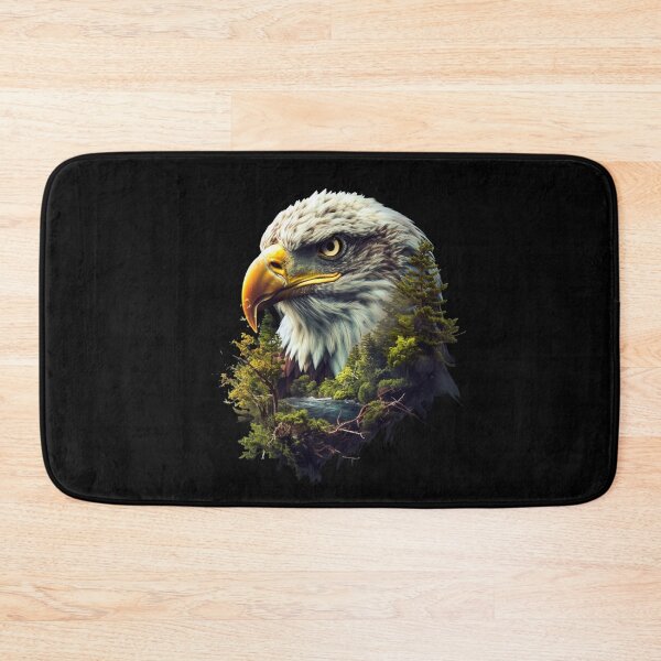 Item preview, My Spirit Mystical Animal is Eagle.Eagle head with nature designed and sold by elnexshop.