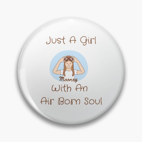 Item preview, Just a girl with an airborn soul, Mooney designed and sold by taritingle.
