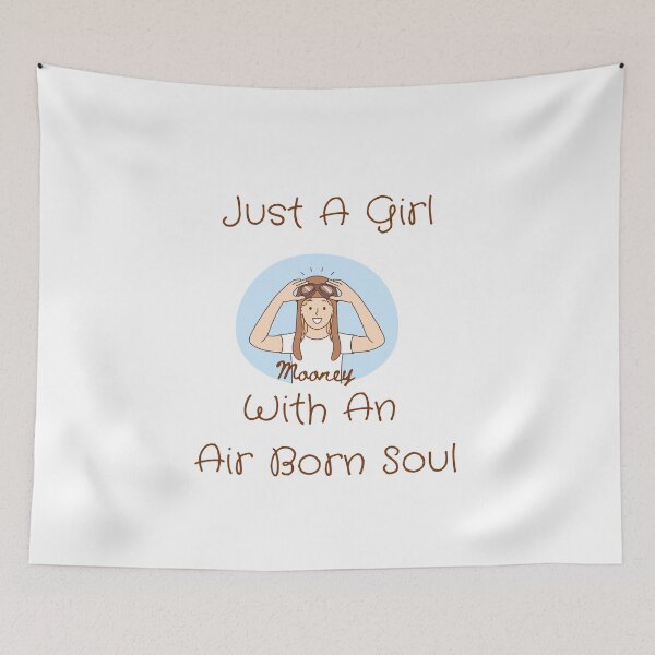 Item preview, Just a girl with an airborn soul, Mooney designed and sold by taritingle.