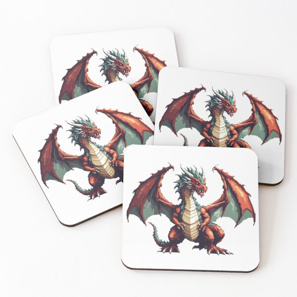 Item preview, Dragón retro del arte del pixel designed and sold by AYACHI90.