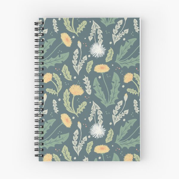Item preview, Dandelion Floral Weed Pattern, Dark Green designed and sold by tanyadraws.