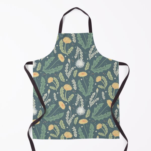 Item preview, Dandelion Floral Weed Pattern, Dark Green designed and sold by tanyadraws.