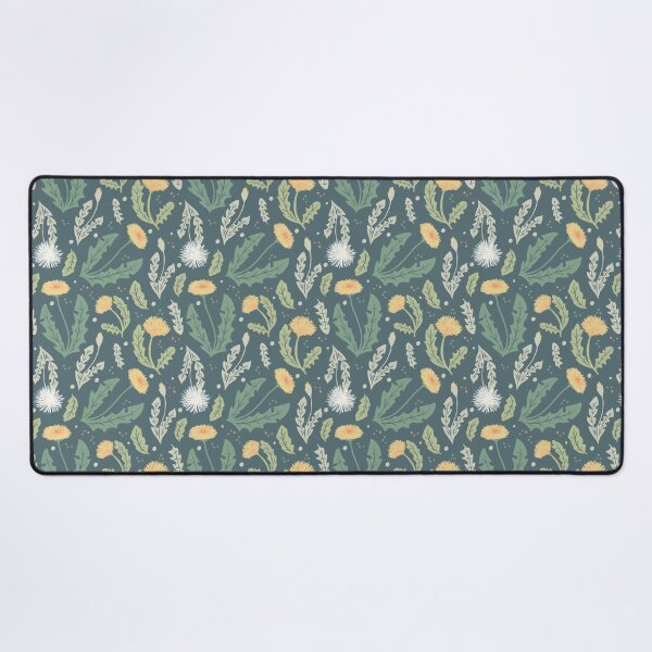 Item preview, Dandelion Floral Weed Pattern, Dark Green designed and sold by tanyadraws.
