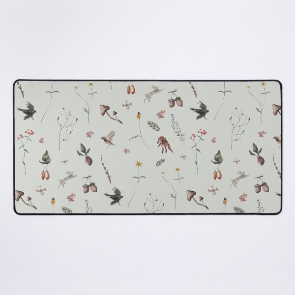 Item preview, Forest Animals & Wild Flowers on Lime Green designed and sold by LuciaS.