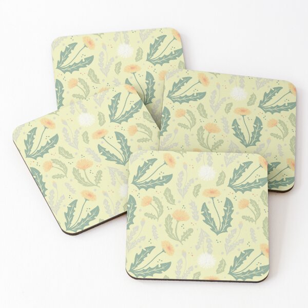 Item preview, Dandelion Floral Weed Pattern, Light Green designed and sold by tanyadraws.