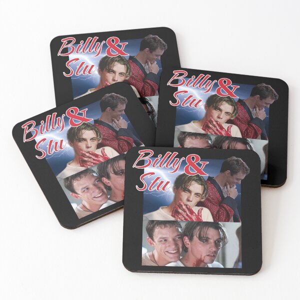 Item preview, Billy and Stu - Scream Horror Movie designed and sold by fangtasticprint.
