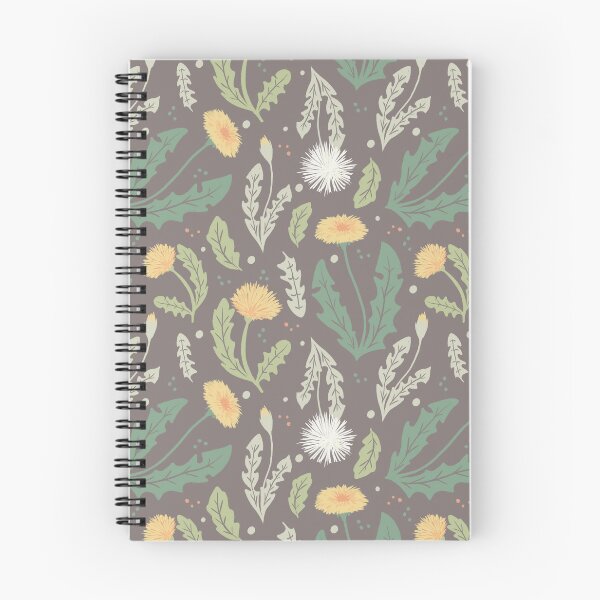 Item preview, Dandelion Floral Weed Pattern, Brown designed and sold by tanyadraws.