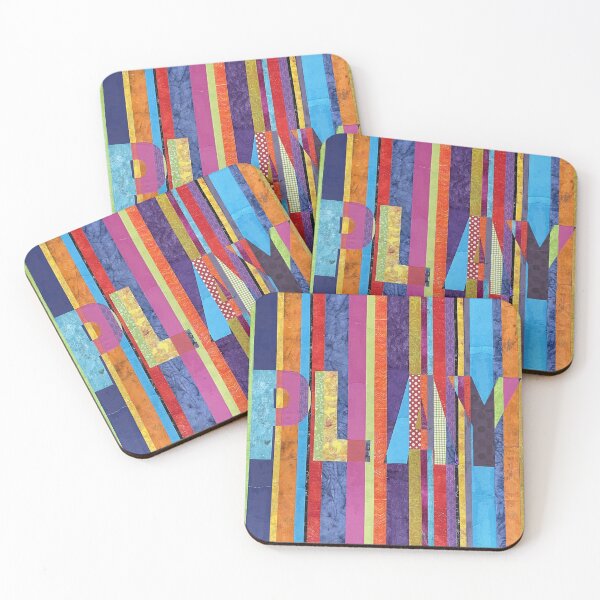 Item preview, PLAY colorful stripes designed and sold by Art by Leanne P / Leanne Poellinger.