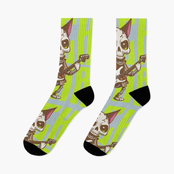 Item preview, Rock Roar Skull Cat Music Lover designed and sold by Horizon Cartoon.