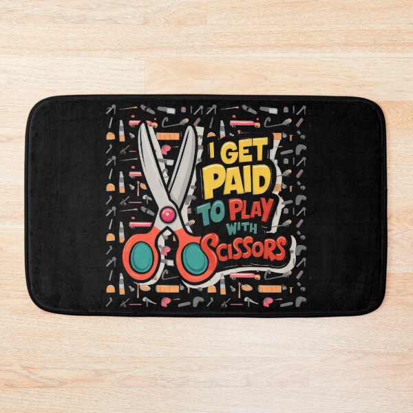 Item preview, I Get Paid to Play with Scissors Hair Stylist Funny  designed and sold by jteart.