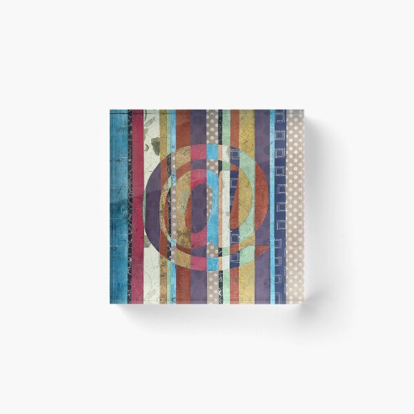 Item preview, at color striped art designed and sold by Art by Leanne P / Leanne Poellinger.