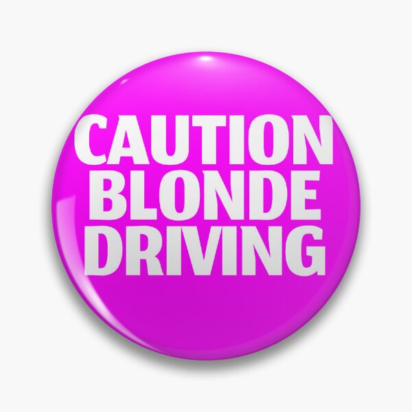 Item preview, Caution Blonde Driving designed and sold by stevenbrian698.