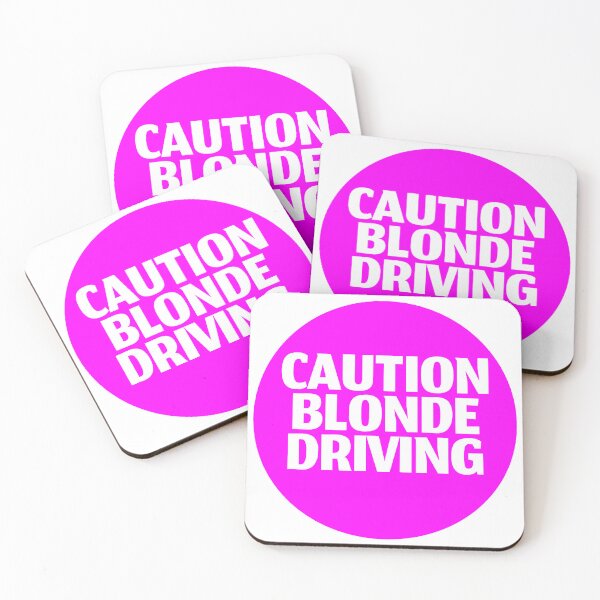 Item preview, Caution Blonde Driving designed and sold by stevenbrian698.