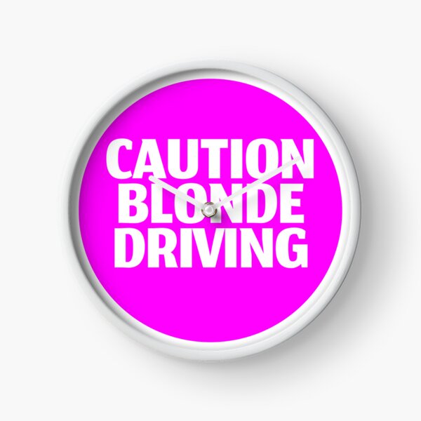 Item preview, Caution Blonde Driving designed and sold by stevenbrian698.