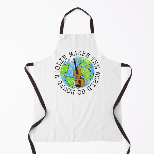 Item preview, Violin Makes The World Go Round, Violinist Earth Day designed and sold by doodlerob.