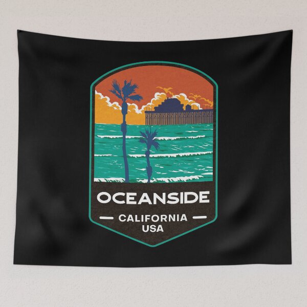 Item preview, Oceanside Municipal Pier designed and sold by JordanHolmes.