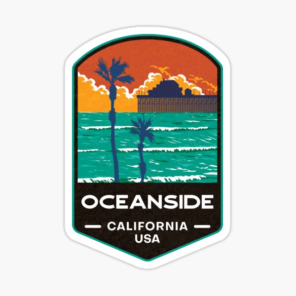 Item preview, Oceanside Municipal Pier designed and sold by JordanHolmes.