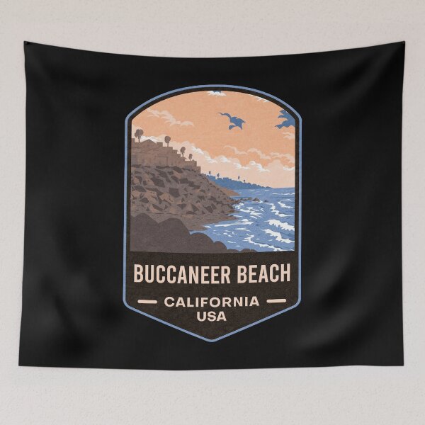 Item preview, Buccaneer Beach Oceanside California designed and sold by JordanHolmes.