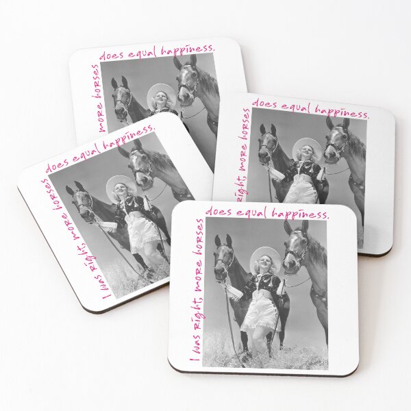 Item preview, More Horses Make You Happy designed and sold by horsegirlgoods.