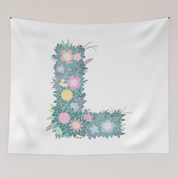 Artikelvorschau, Blumenbuchstabe „L“ WeArePrettierThanFlowers entworfen und verkauft von birthflower.