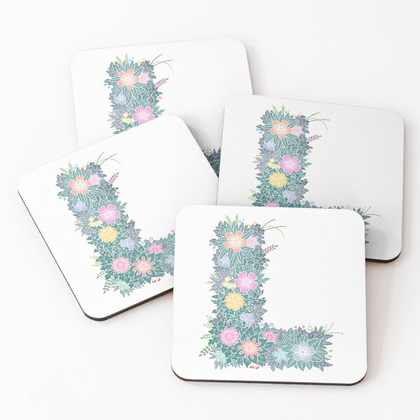 Item preview, Floral Letter "L" WeArePrettierThanFlowers designed and sold by birthflower.