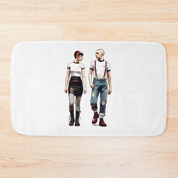 Item preview, Walking Ska Skinhead Couple  designed and sold by fatbanana.