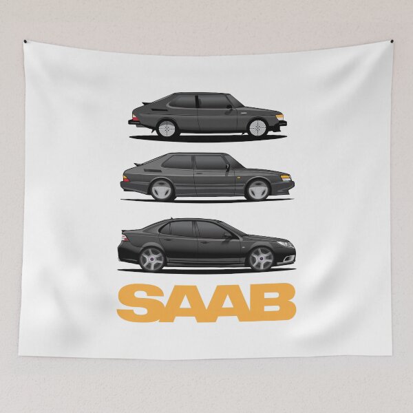 Item preview, SAAB Evolution Stack Illustration designed and sold by blackdogshop.