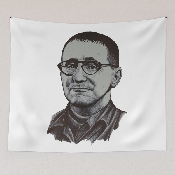 Item preview, Eugen Berthold Friedrich Brecht, Berthold Brecht Drawing, Fan Art Berthold Brecht designed and sold by Tiendaplanista.
