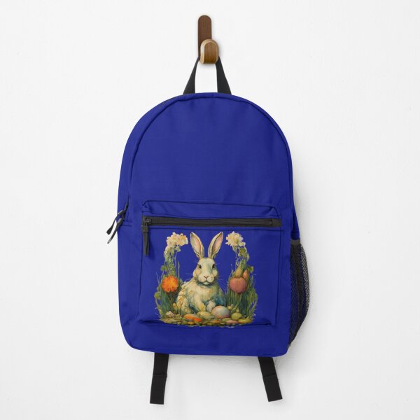 Item preview, Adorable rabbit among garden flowers and vegetables. designed and sold by Natalia-Vlad.