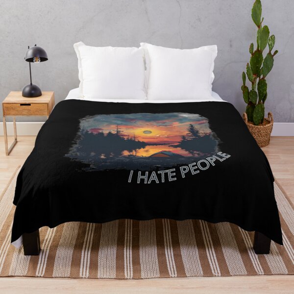Item preview, I Hate People. Camping Time designed and sold by elnexshop.
