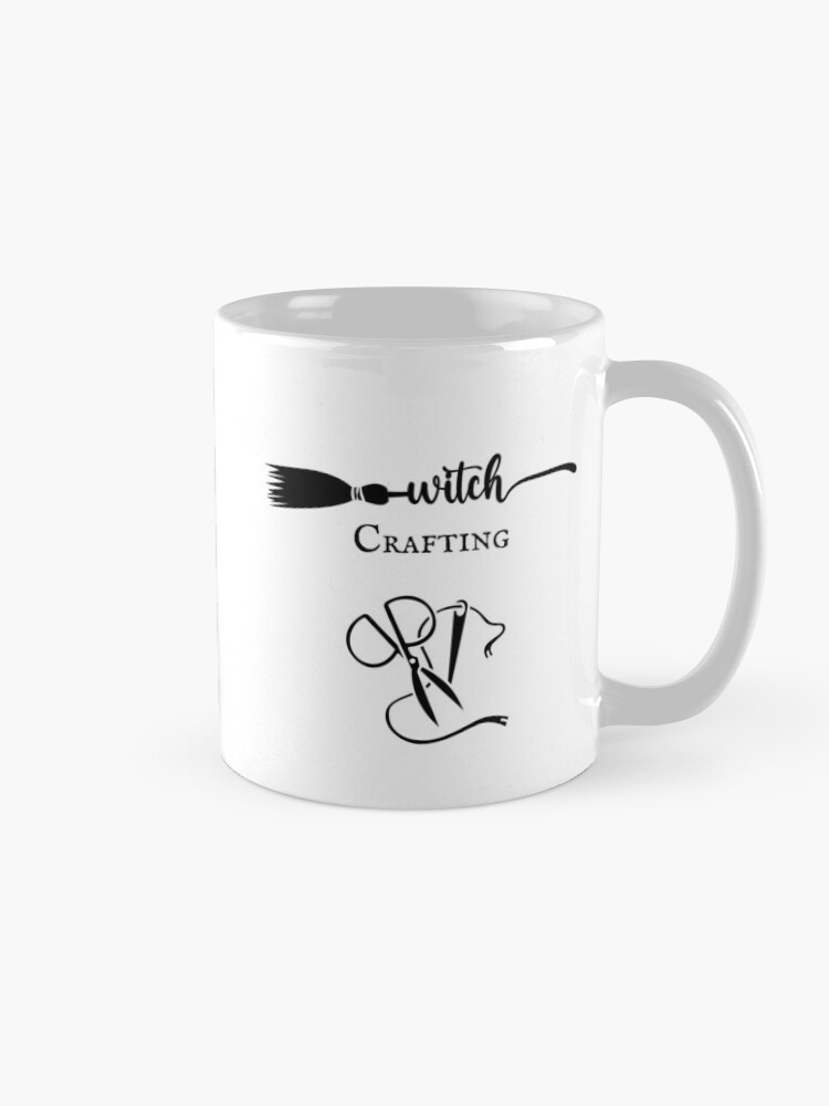 Thumbnail 5 of 6, Coffee Mug, Ezra Bell's Witch Crafting Logo designed and sold by FamiliarBeings.