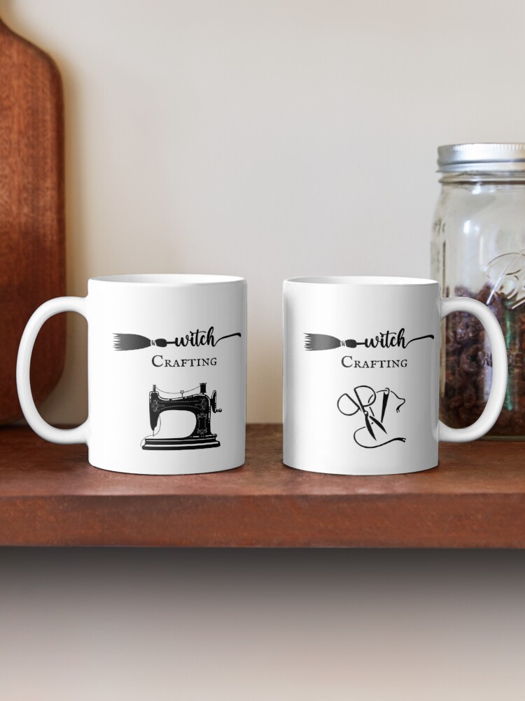 Thumbnail 2 of 6, Coffee Mug, Ezra Bell's Witch Crafting Logo designed and sold by FamiliarBeings.