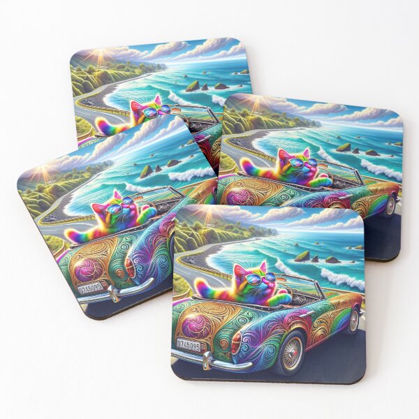 Item preview, Title: Coastal Cruise Ngeru (cat) designed and sold by Sienna Hamilton-Katene.