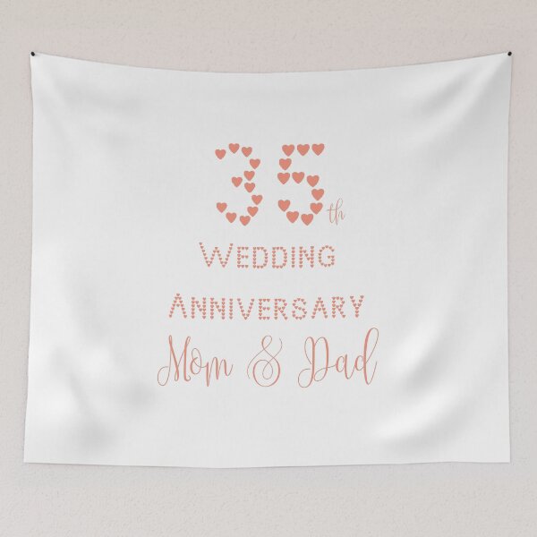 Item preview, Coral Wedding 35th Wedding Anniversary Parents designed and sold by URSparklingShop.