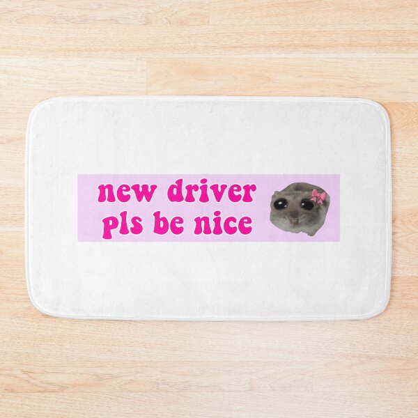 Item preview, Sad Hamster New Driver Pls Be Nice  designed and sold by funkyst.