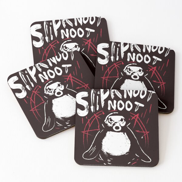 Item preview,  Slipknoot Noot Penguin Death Metal Goth Hard Rock designed and sold by Nathulpepper.